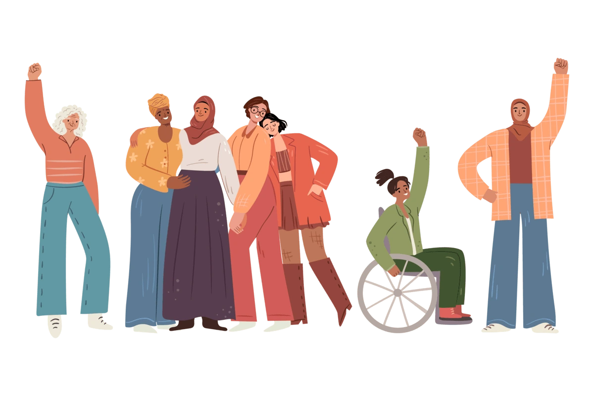 Empowering Woman - mental health - group of women